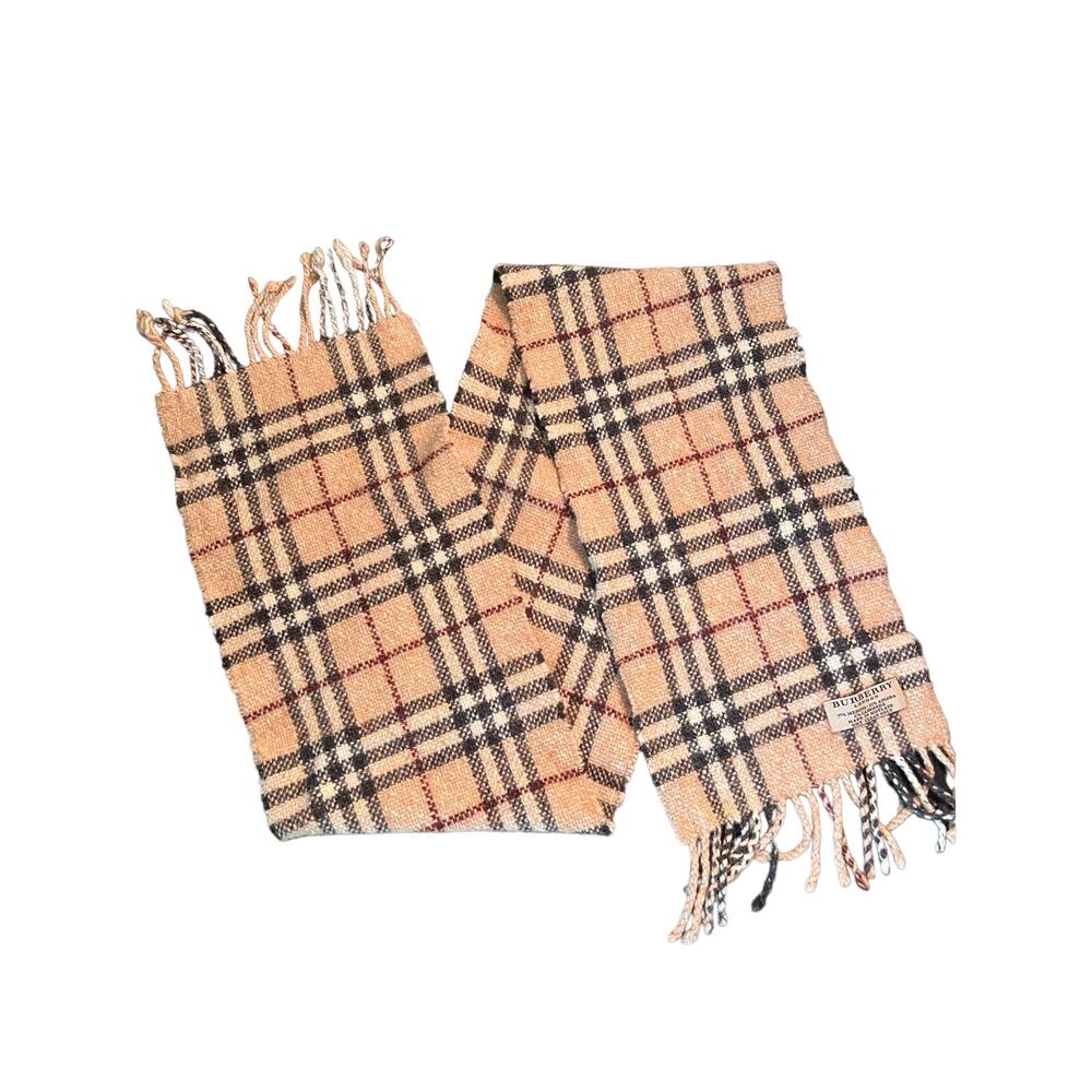 For pre_loved_style Nova Check Plaid Merino Wool/Angora/Cashmere Scarf